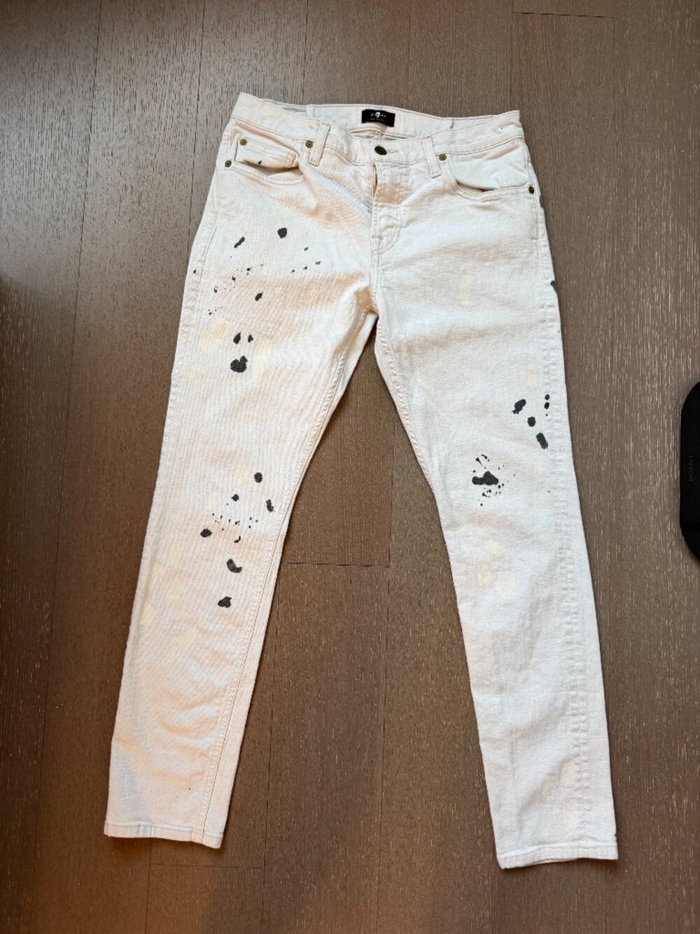 Men's 7 for all Mankind White Jeans Size 34